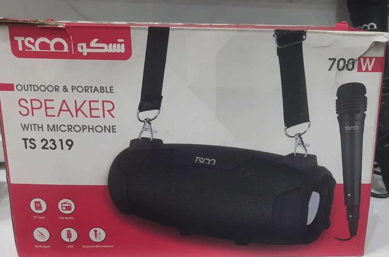 اسپیکر قابل حمل بلوتوثی تسکو|پخش‌کننده همراه|دزفول, |دیوار