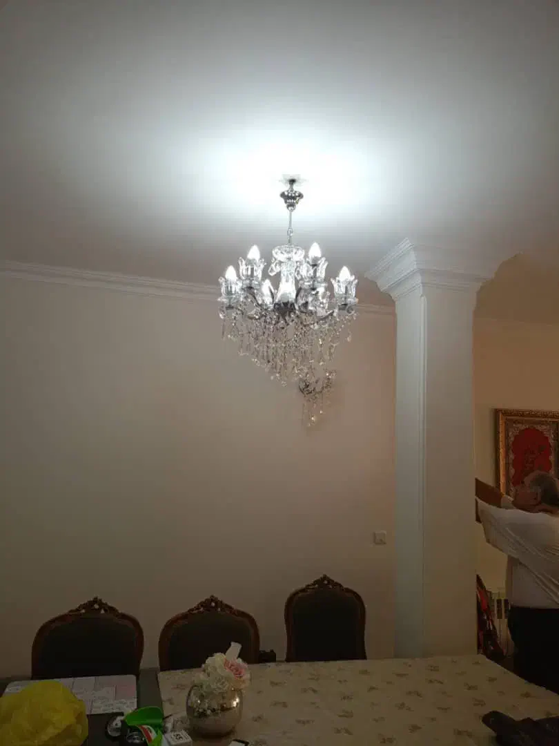 دوعددلوستر شش شاخه و دیوارکوب|لوستر و چراغ آویز|تهران, صد دستگاه|دیوار
