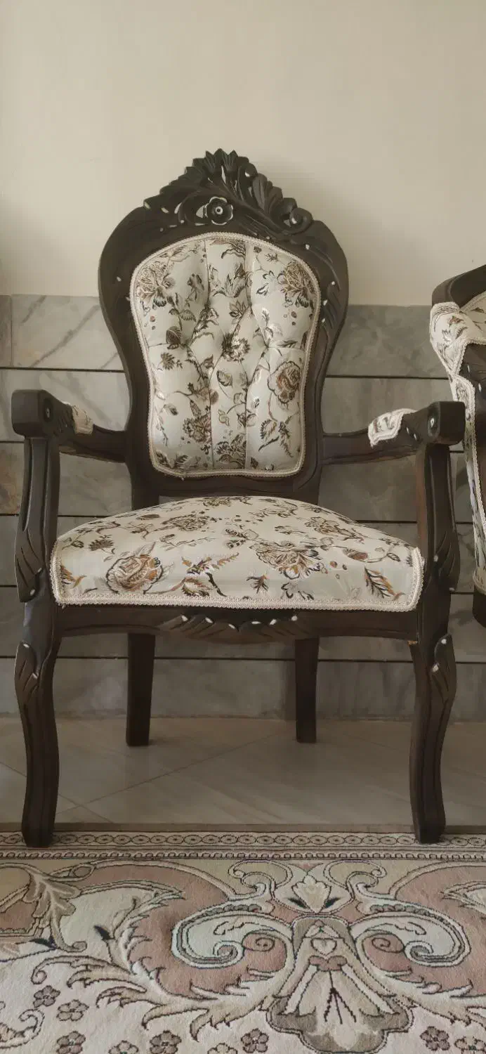 مبل سلطنتی نو|مبلمان خانگی و میز عسلی|قائن, |دیوار