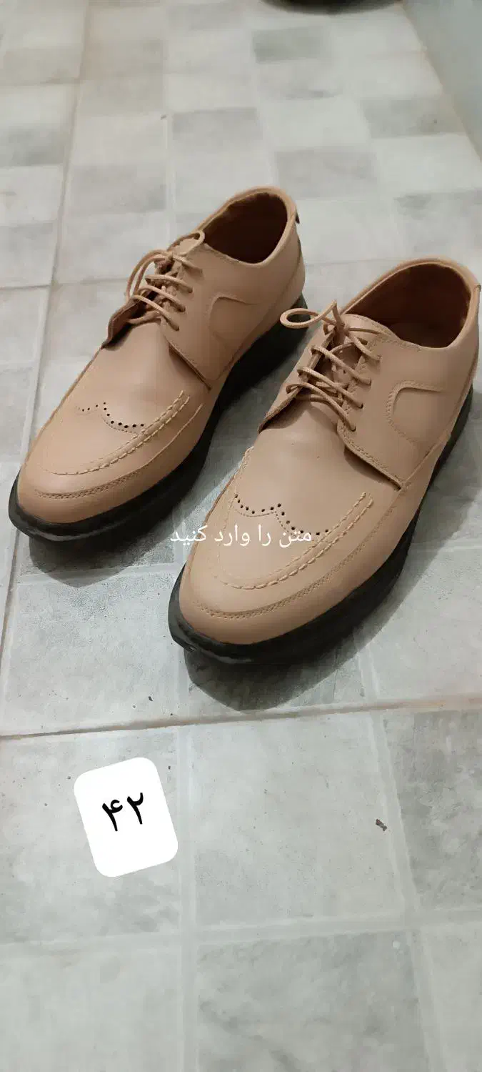 کفش چرمی نو|کیف، کفش، کمربند|قم, حکمت شمالی|دیوار