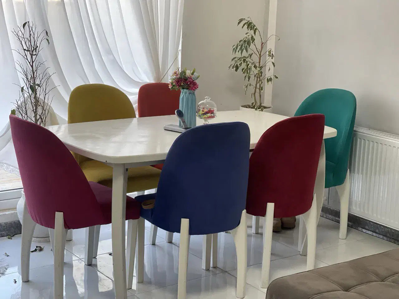 میز غذا خوری ۶ نفره|میز و صندلی غذاخوری|شهریار, شهرک شاهد|دیوار