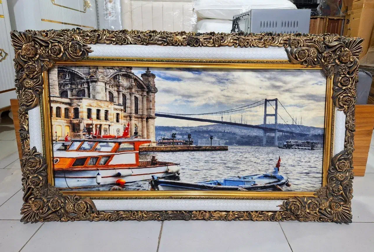 تابلو فرش منظره|تابلو فرش|کرمانشاه, |دیوار