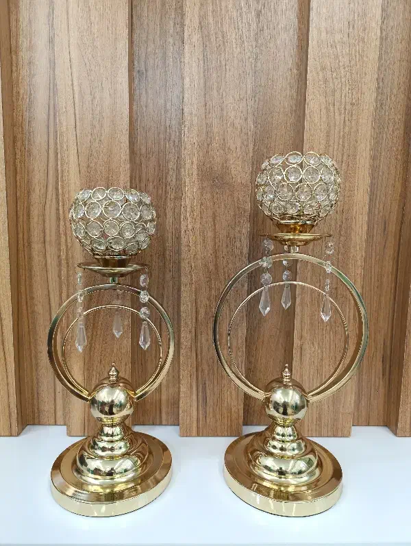 شمعدان طلایی|لوستر و چراغ آویز|اصفهان, شهید رجایی|دیوار