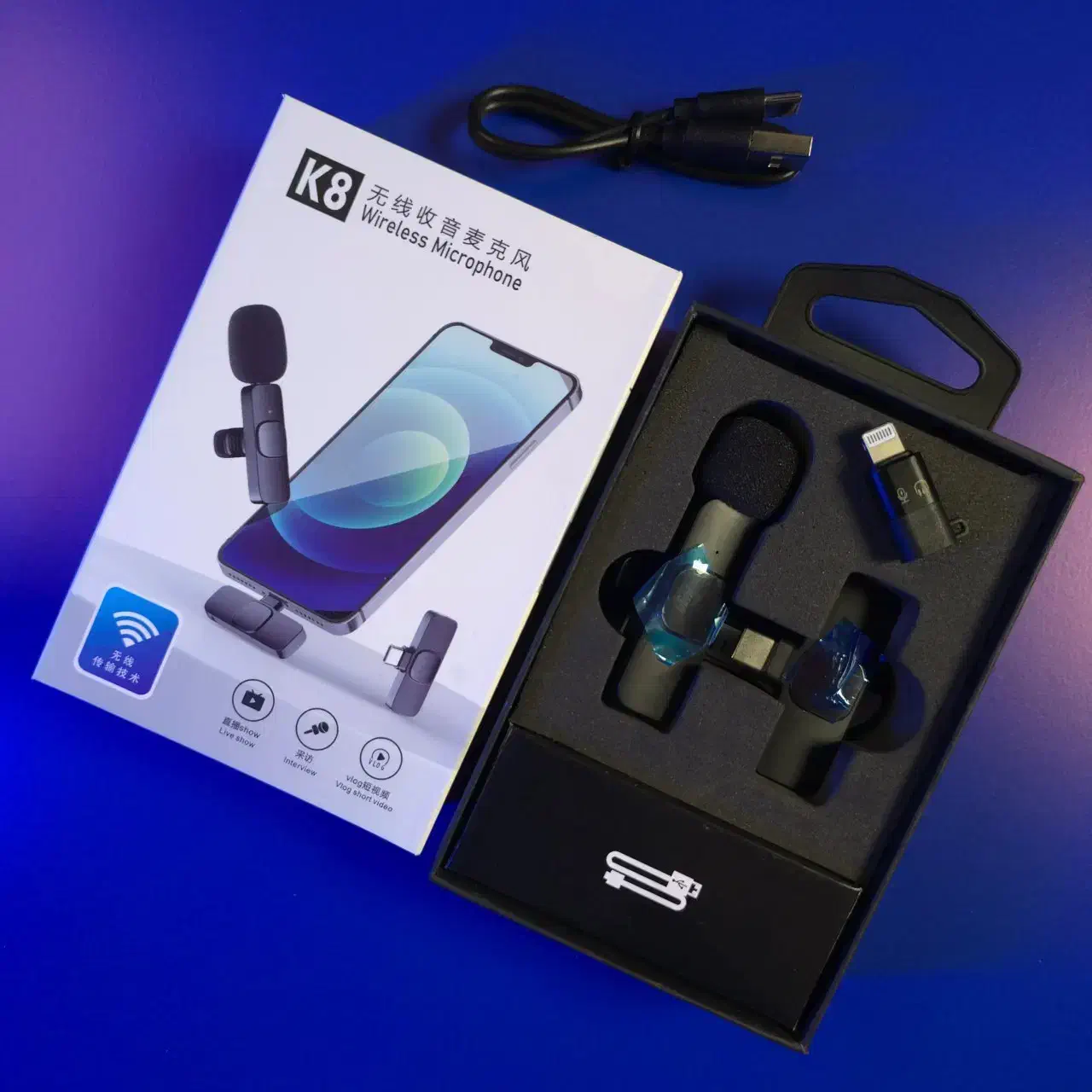 میکروفون یقه ای k8 پرقدرت|حراج|اراک, |دیوار