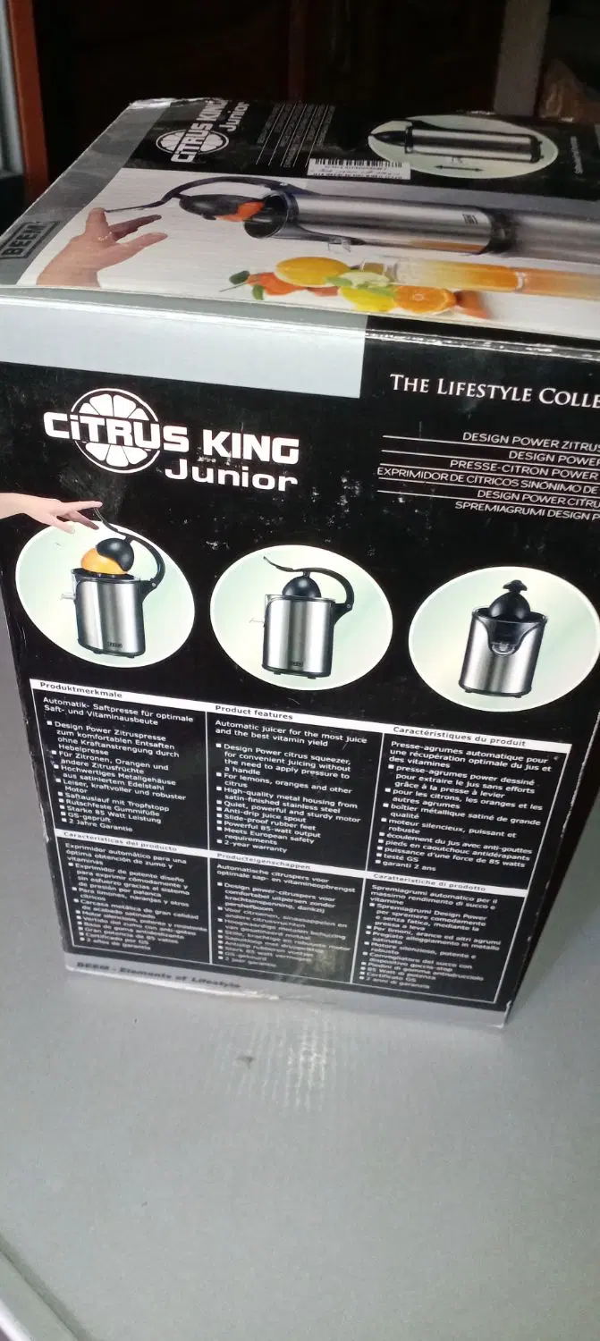 آب مرکباتگیر BEEM آلمانCitrus King Juniorدر حد نو|آبمیوهگیر و آبمرکباتگیر|تهران, گلستان (شهرک راه آهن)|دیوار