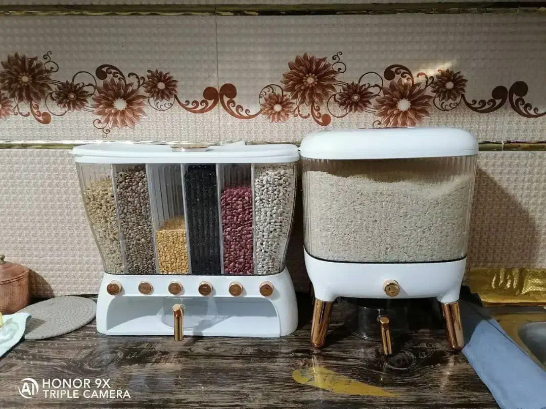 ست جا حبوباتی و جا برنجی وارداتی|ظروف نگهدارنده، پلاستیکی، یک‌بارمصرف|بندرعباس, |دیوار