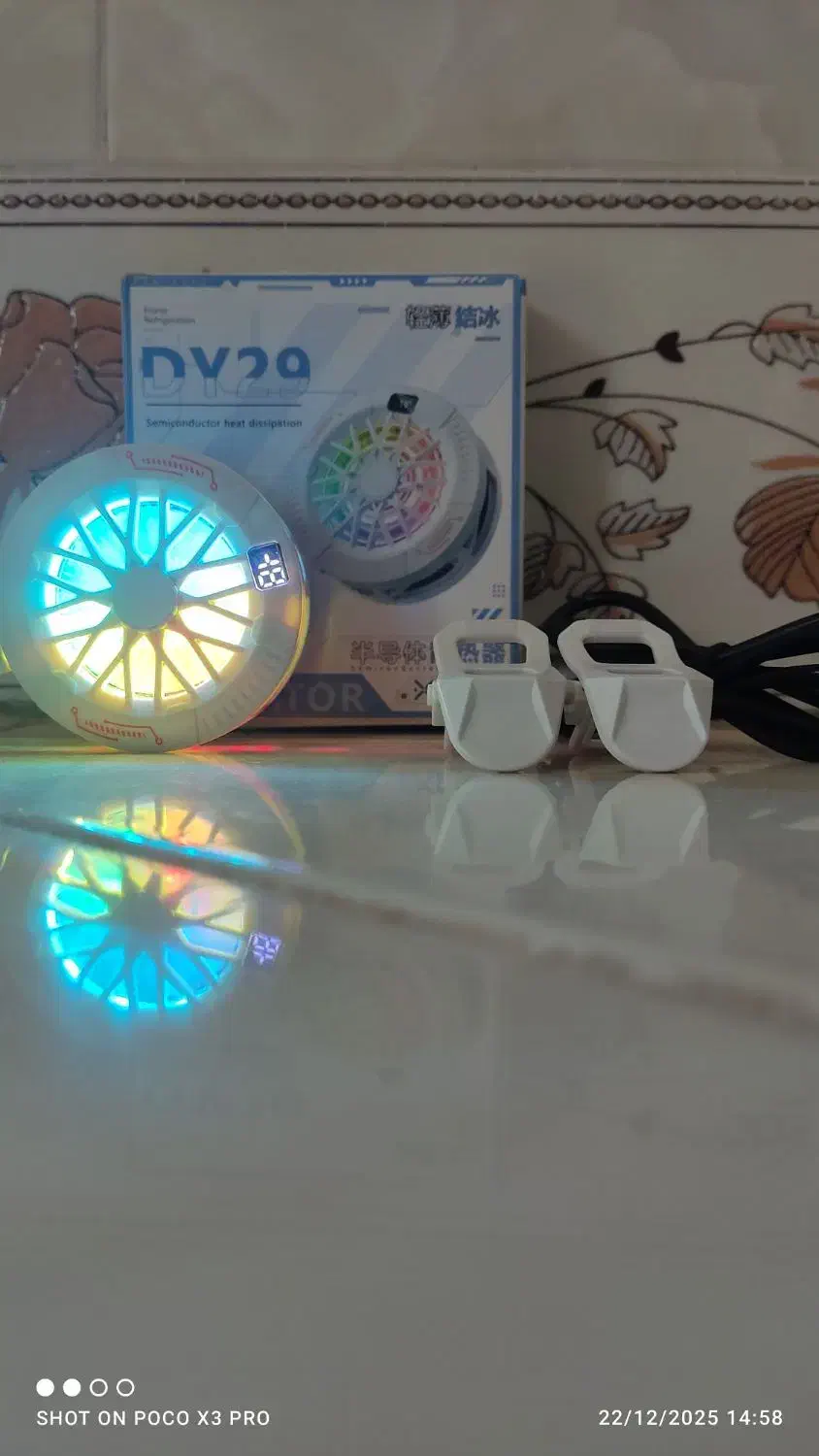 فن خنک کننده موبایل مدل DY29|لوازم جانبی موبایل و تبلت|زیرکوه, |دیوار