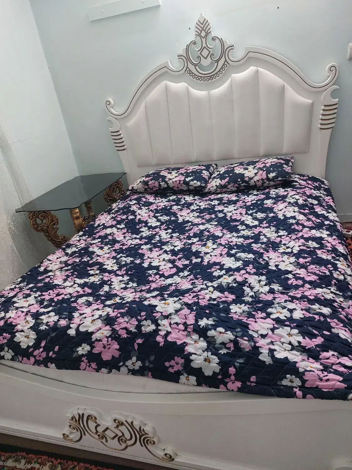 سرویس خواب در حد نو با تشک 15 م|تخت و سرویس خواب|کرمان, |دیوار