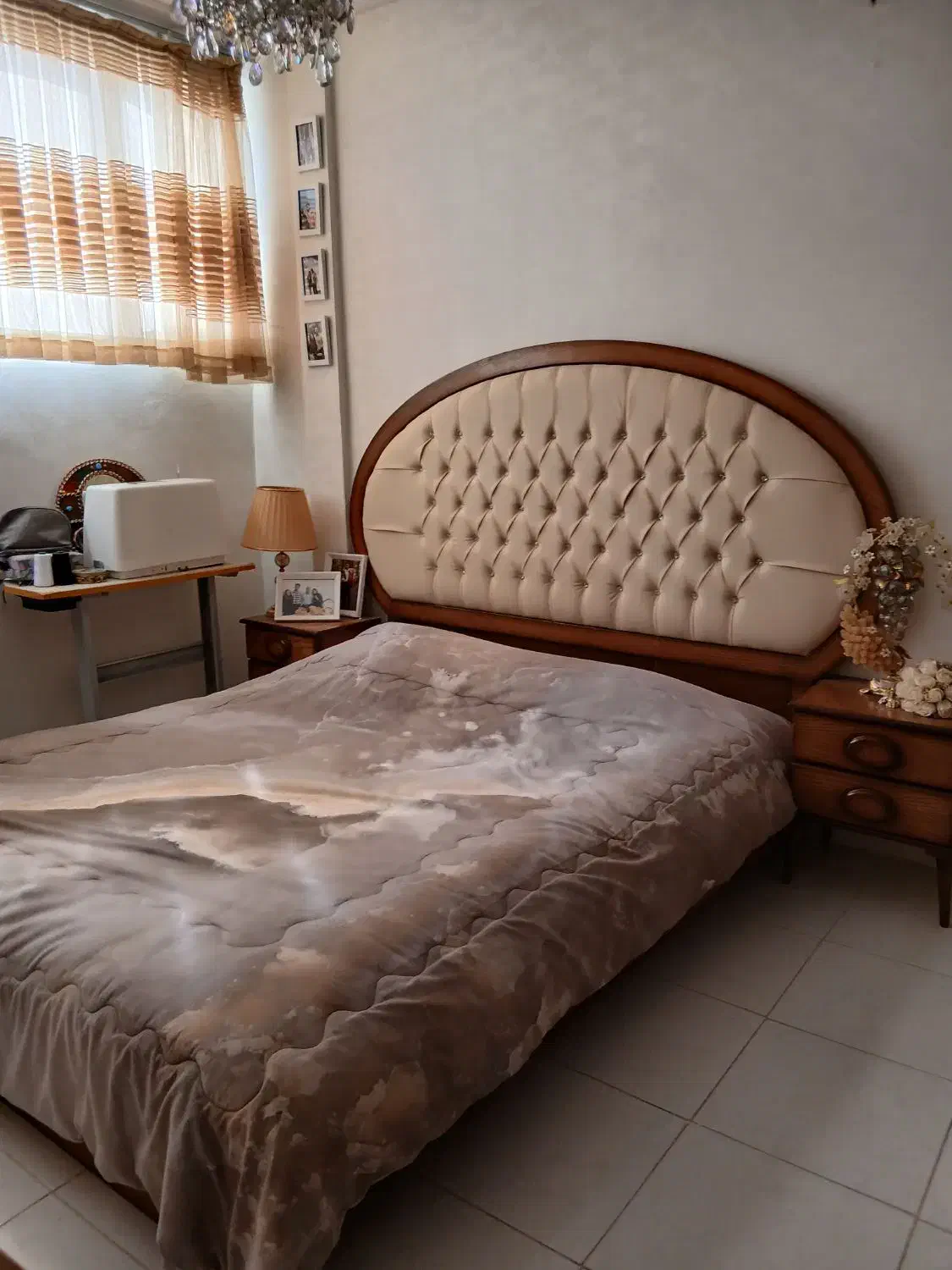 تخت دو نفره|تخت و سرویس خواب|تربت‌حیدریه, قائم|دیوار