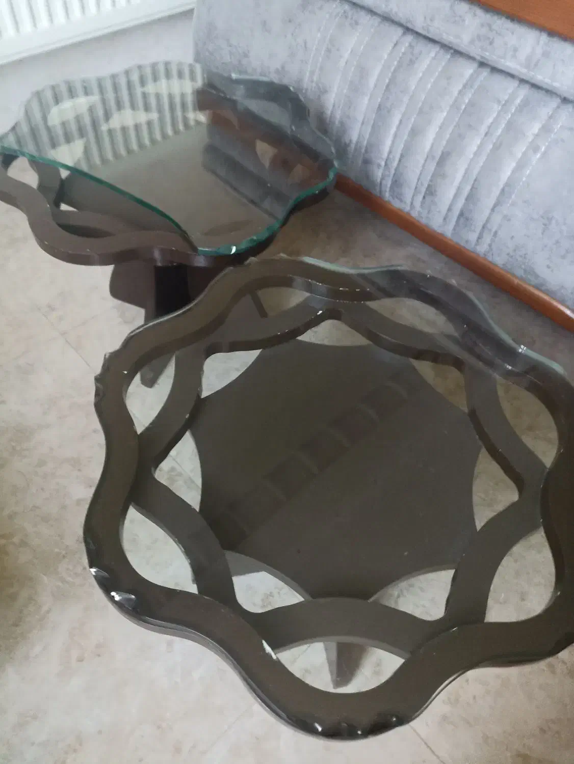 میز وسط مبلی به همراه دو عسلی کوچک|مبلمان خانگی و میز عسلی|کوهسار (البرز), |دیوار