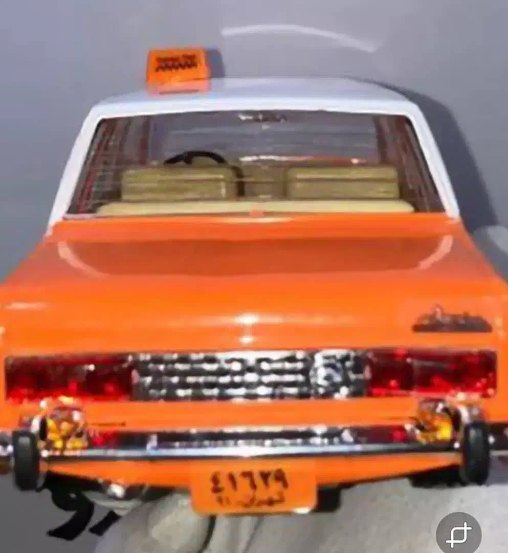 ماکت تاکسی نارنجی دهه۶۰نو|اسباببازی|پرند, فاز ۲|دیوار