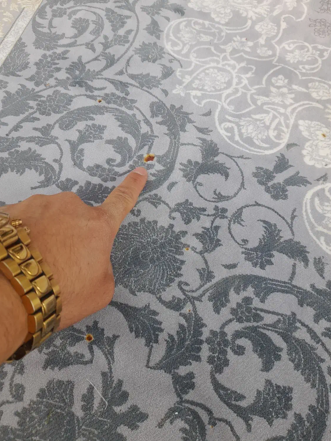 فرش 12متری ۱۲۰۰شانه ۳۶۰۰تراکم نقشه جدید|فرش|مشکین‌دشت, |دیوار