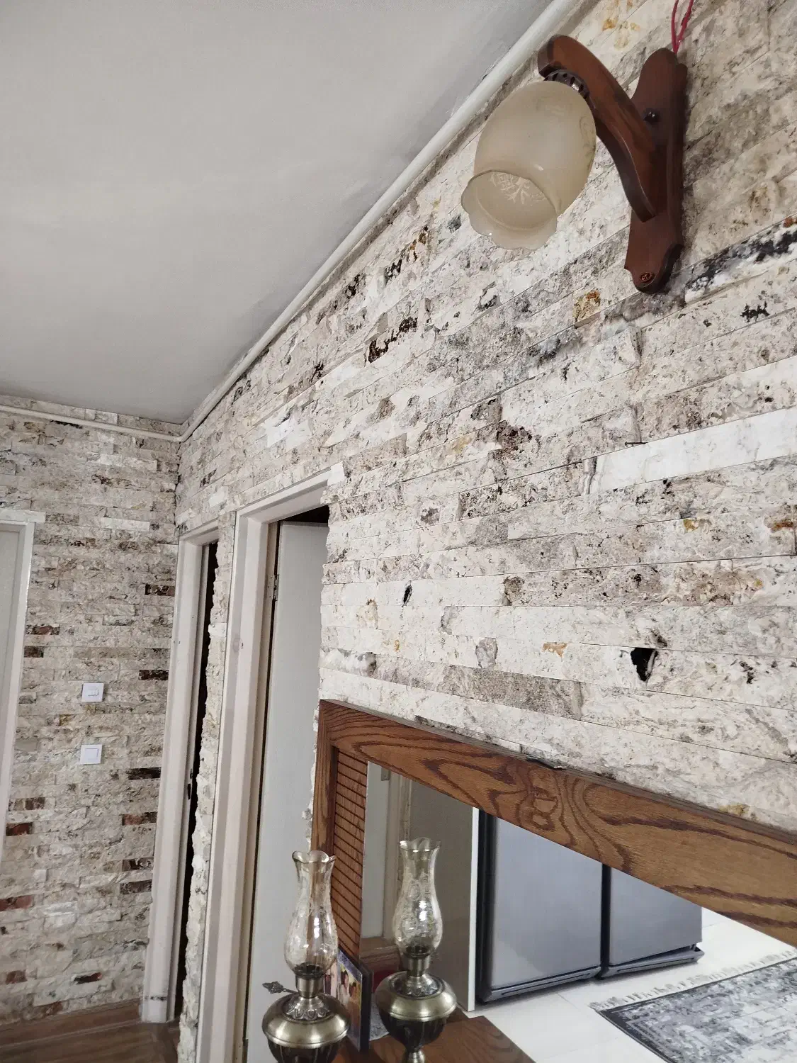 لوستر چوبی|لوستر و چراغ آویز|فردیس, فردیس|دیوار