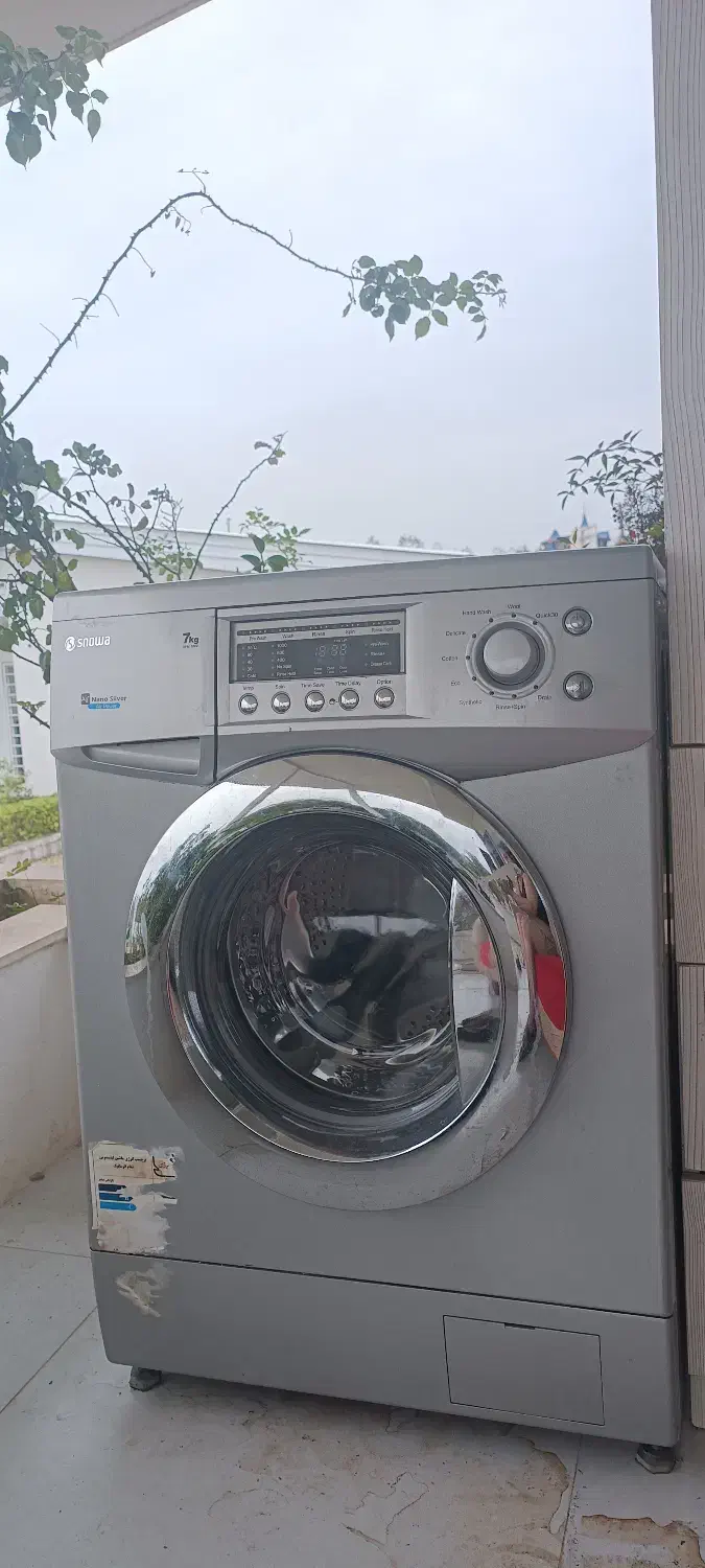 لباسشویی اسنوا سالم|ماشین لباسشویی و خشک‌کن لباس|چالوس, |دیوار