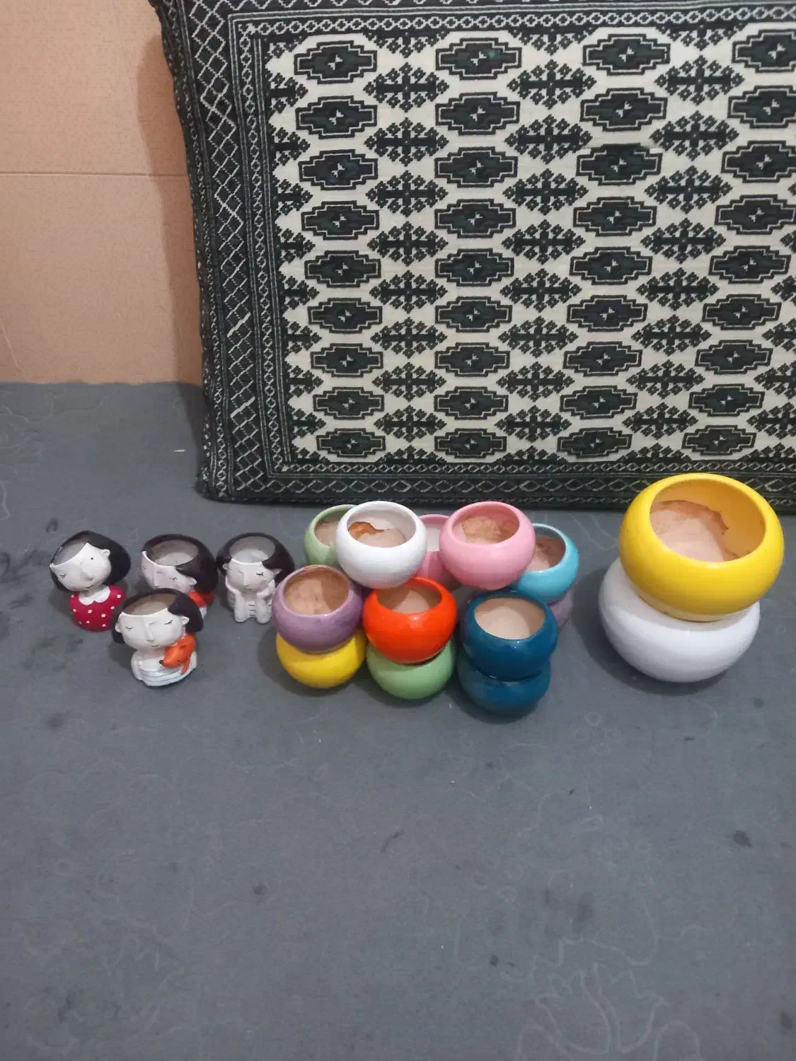 گلدان|گل و گیاه طبیعی|قم, شهرک امام حسن|دیوار