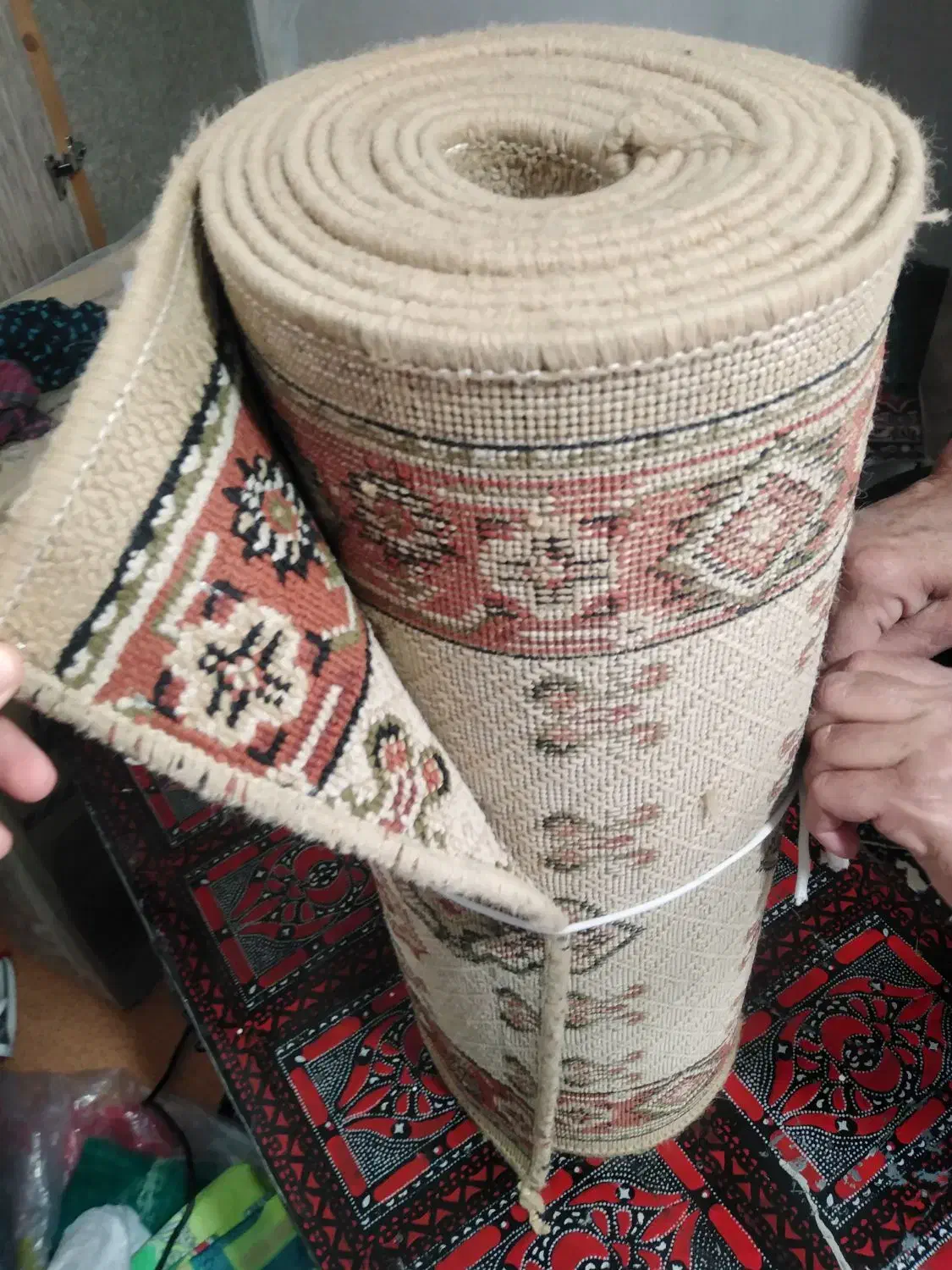 کناره قالی|فرش|تربت‌حیدریه, قاسم آباد|دیوار