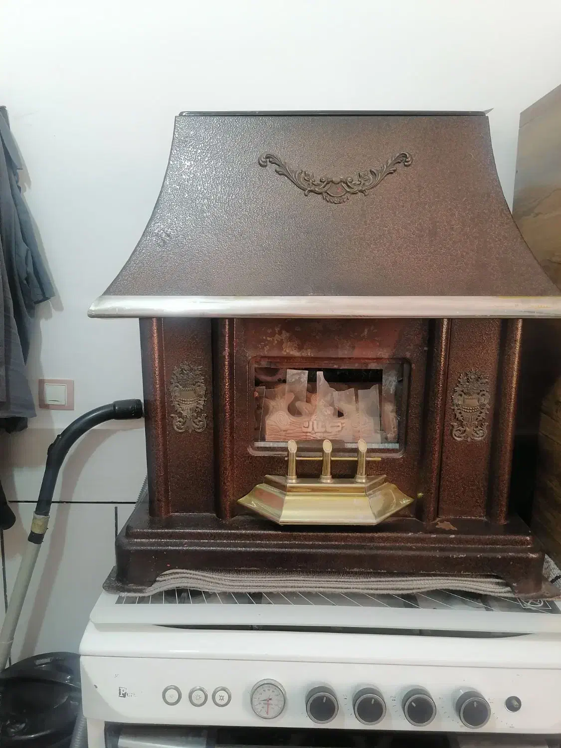 بخاری شومینه|بخاری، هیتر، شومینه|ازنا, |دیوار