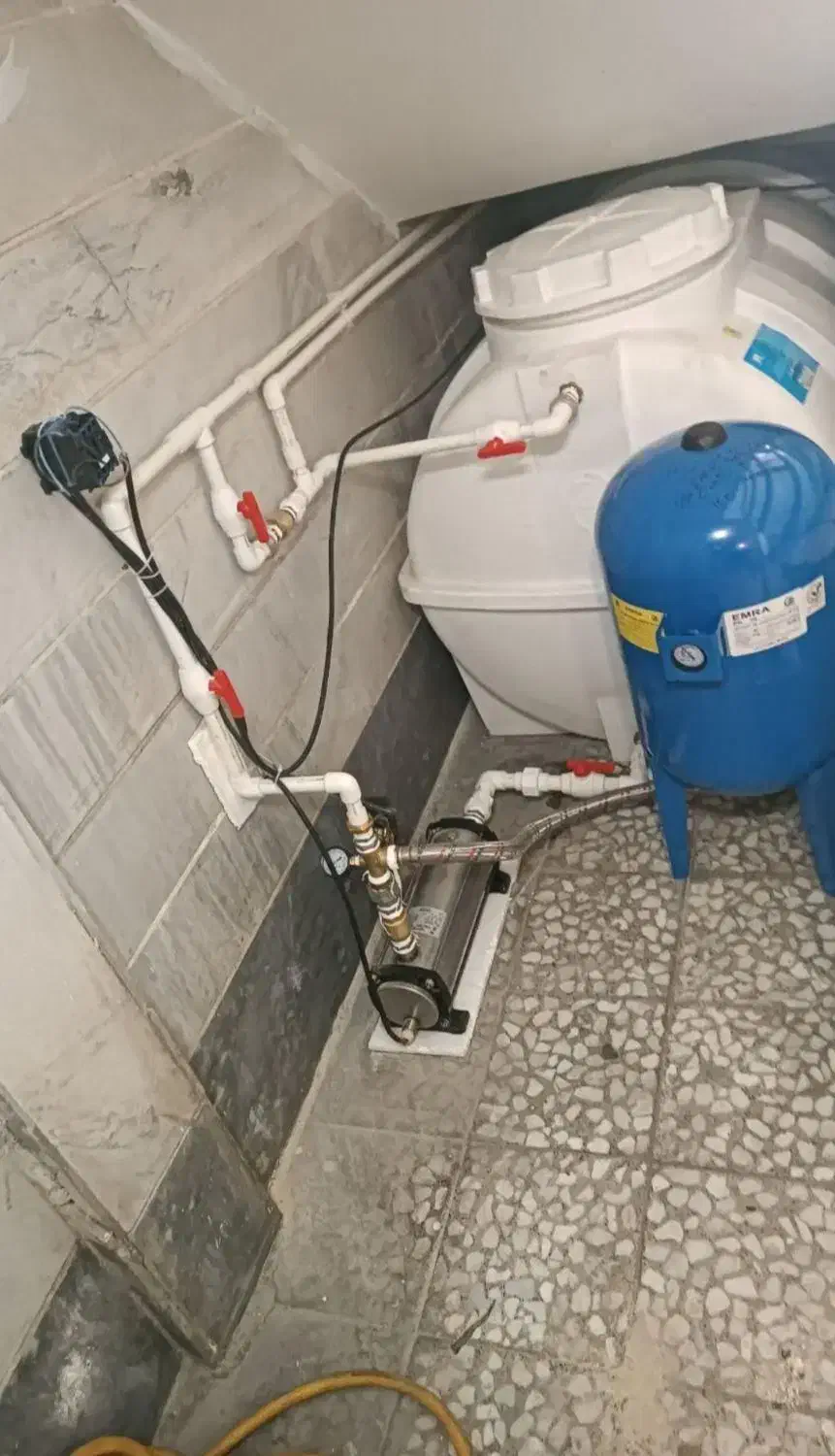 نصب پمپ،لوله کشی آب سردو گرم|خدمات پیشه و مهارت|ساوه, |دیوار