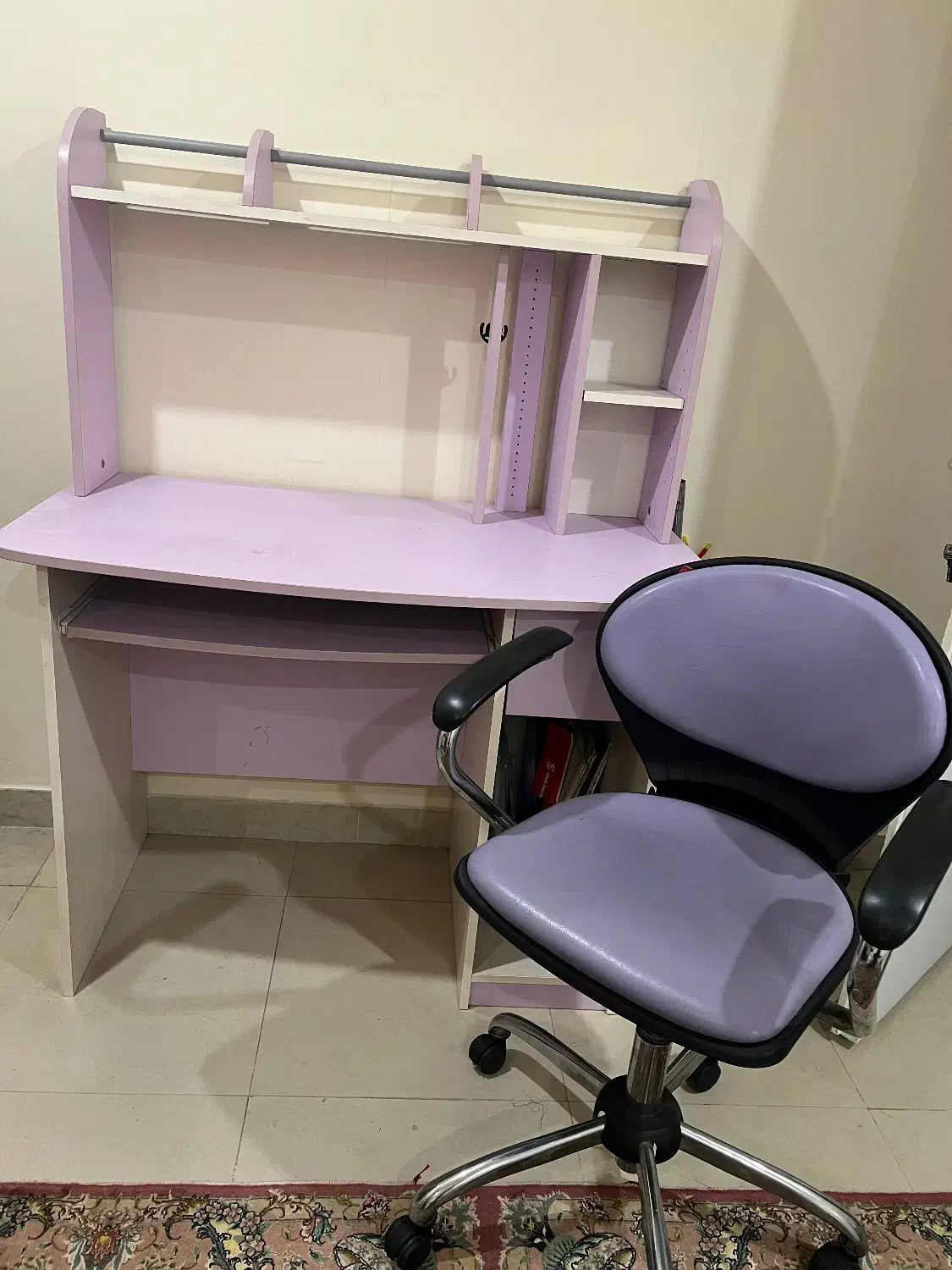 تخت و میز تحریر و صندلی|تخت و سرویس خواب|رشت, کاکتوس|دیوار