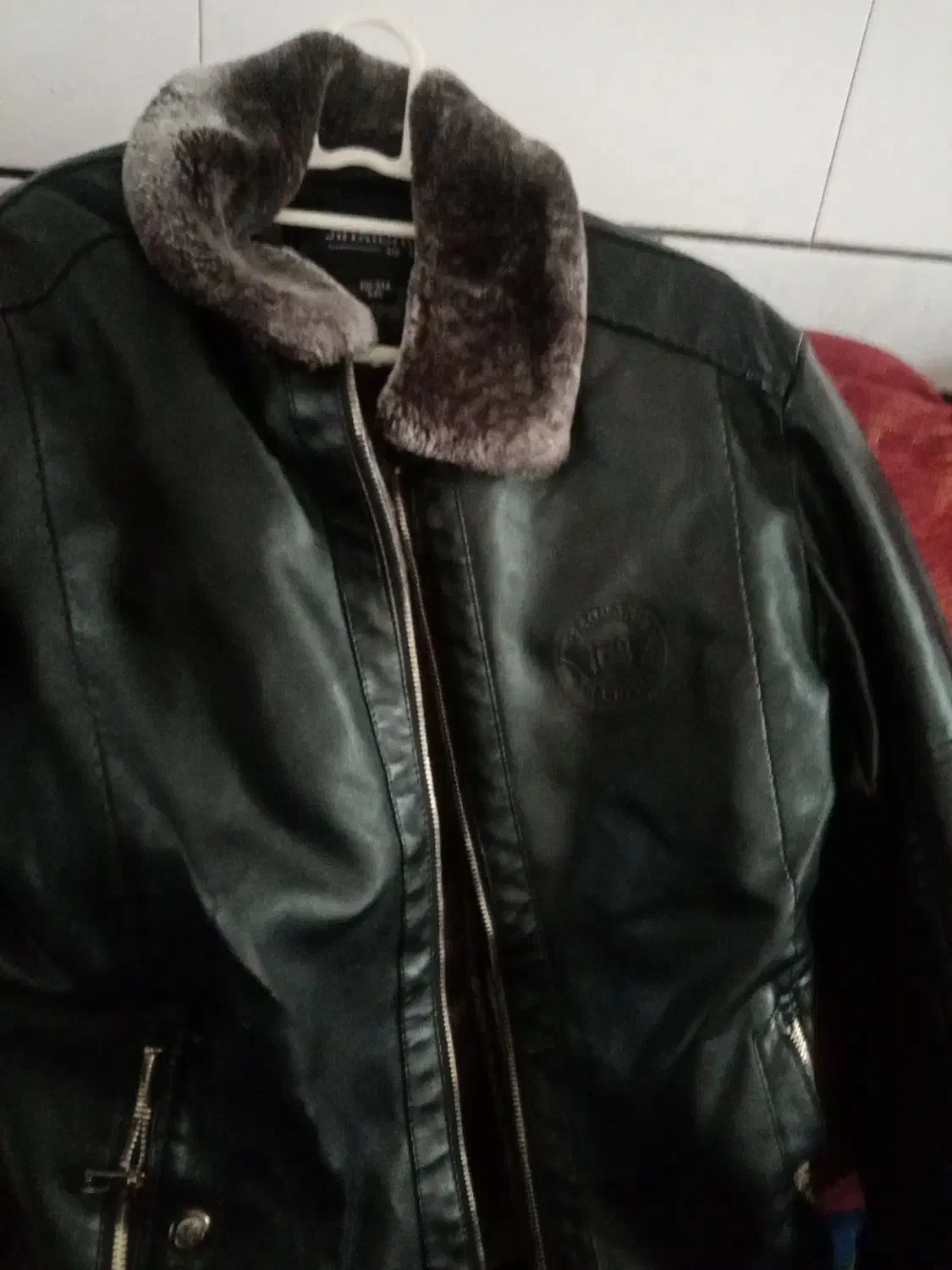 کاپشن چرم مردانه|لباس|آران و بیدگل, |دیوار