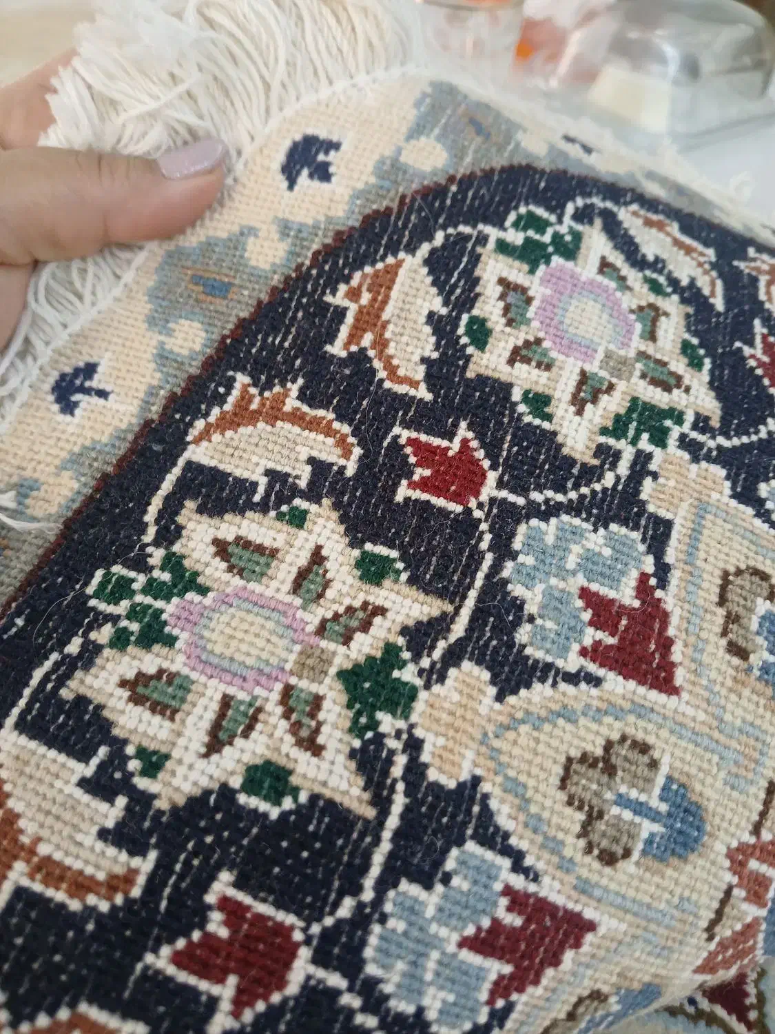 فرش دستباف رومیزی|فرش|اصفهان, چرخاب|دیوار