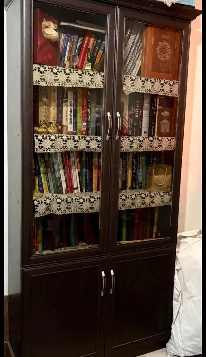 کتابخانه|کتابخانه، شلف، قفسههای دیواری|شوشتر, |دیوار