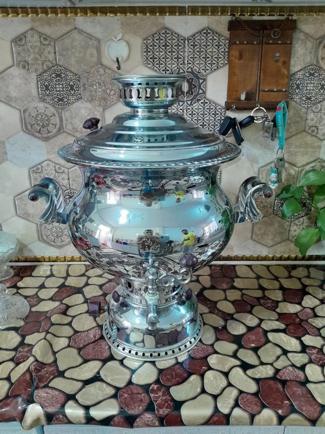 سماور ۱۵لیتری درحد نونو|سماور، چای‌ساز، قهوه‌ساز|شهریار, شهرک امیریه|دیوار