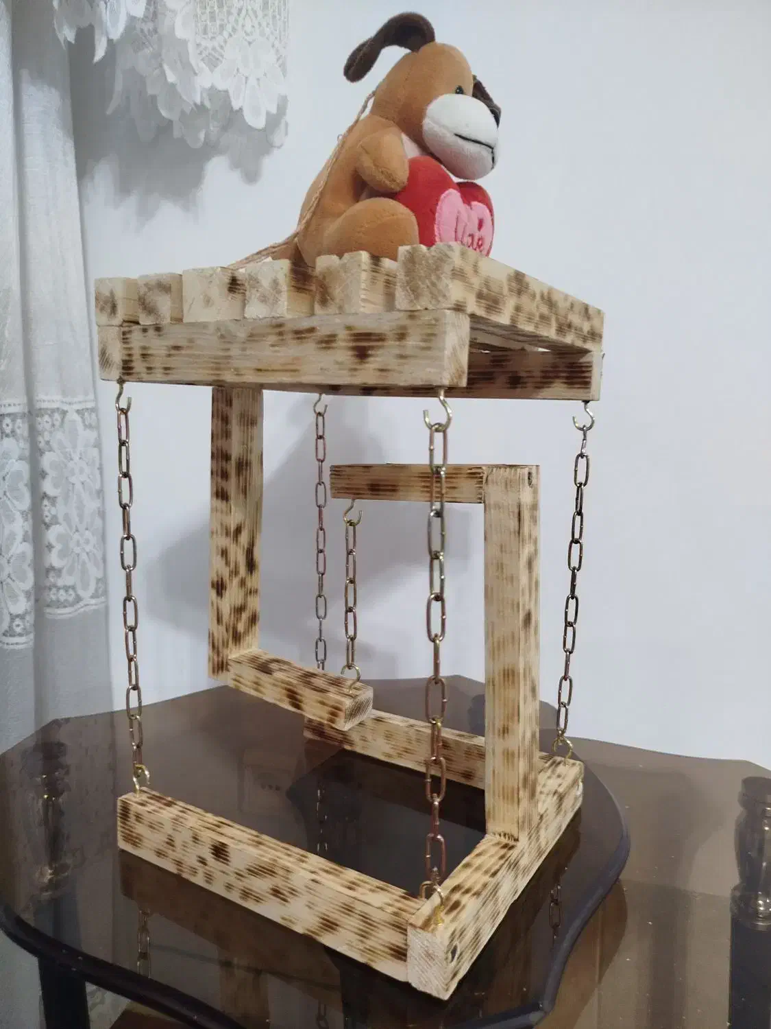 پایه دکوری چوبی دست‌ساز خاص|صنایع دستی و سایر لوازم تزئینی|نجف‌آباد, امام خمینی|دیوار