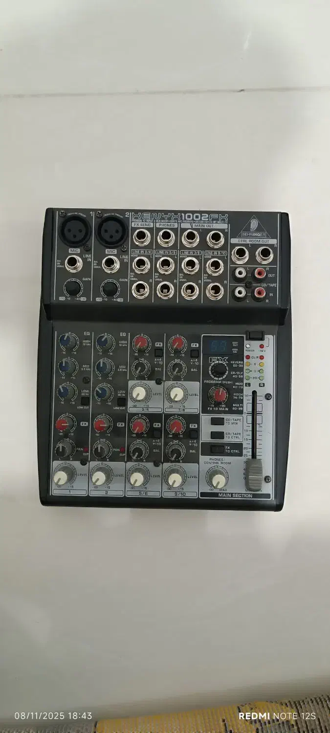 میکسر بهرینگر آلمان|سیستم صوتی خانگی|مشهد, قائم|دیوار