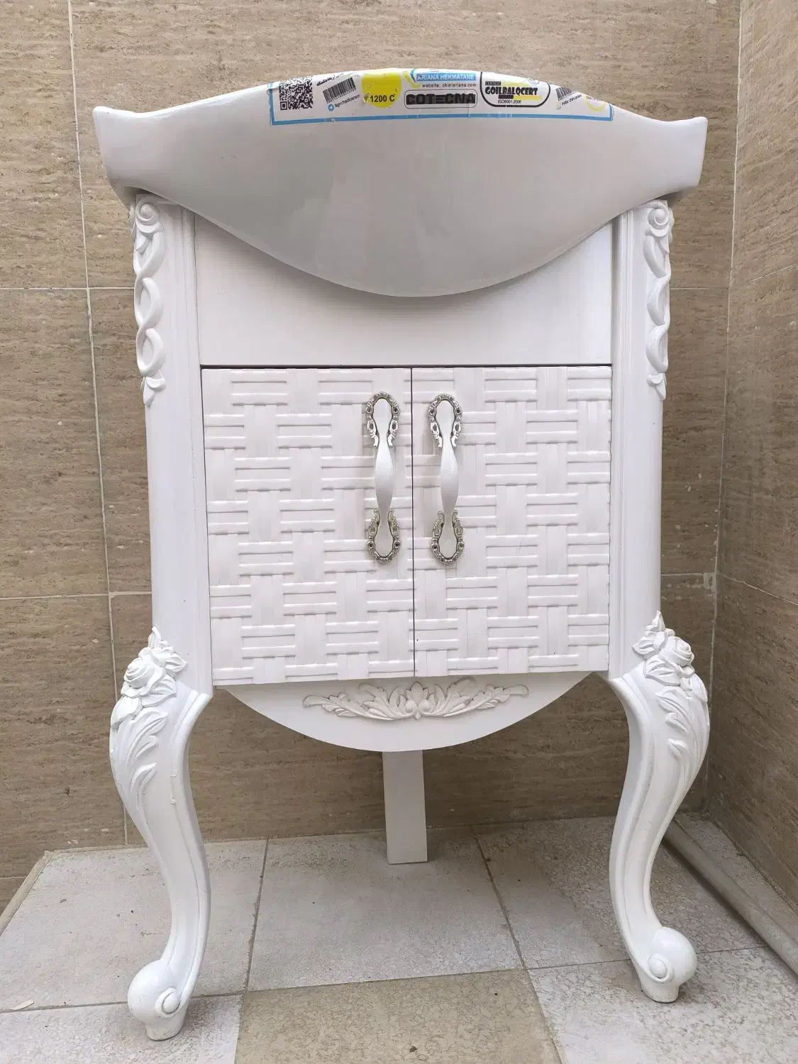 روشویی پایه دار نو نو|لوازم سرویس بهداشتی|هشتگرد, شهرک وحدت|دیوار