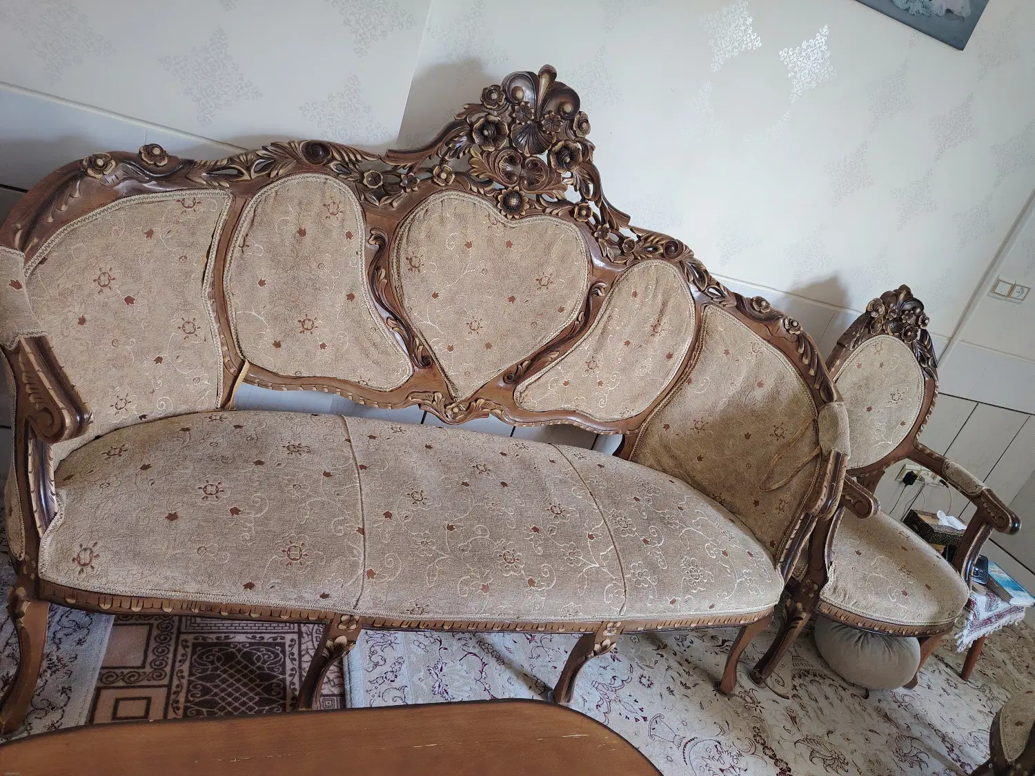 مبل|مبلمان خانگی و میز عسلی|اردستان, |دیوار