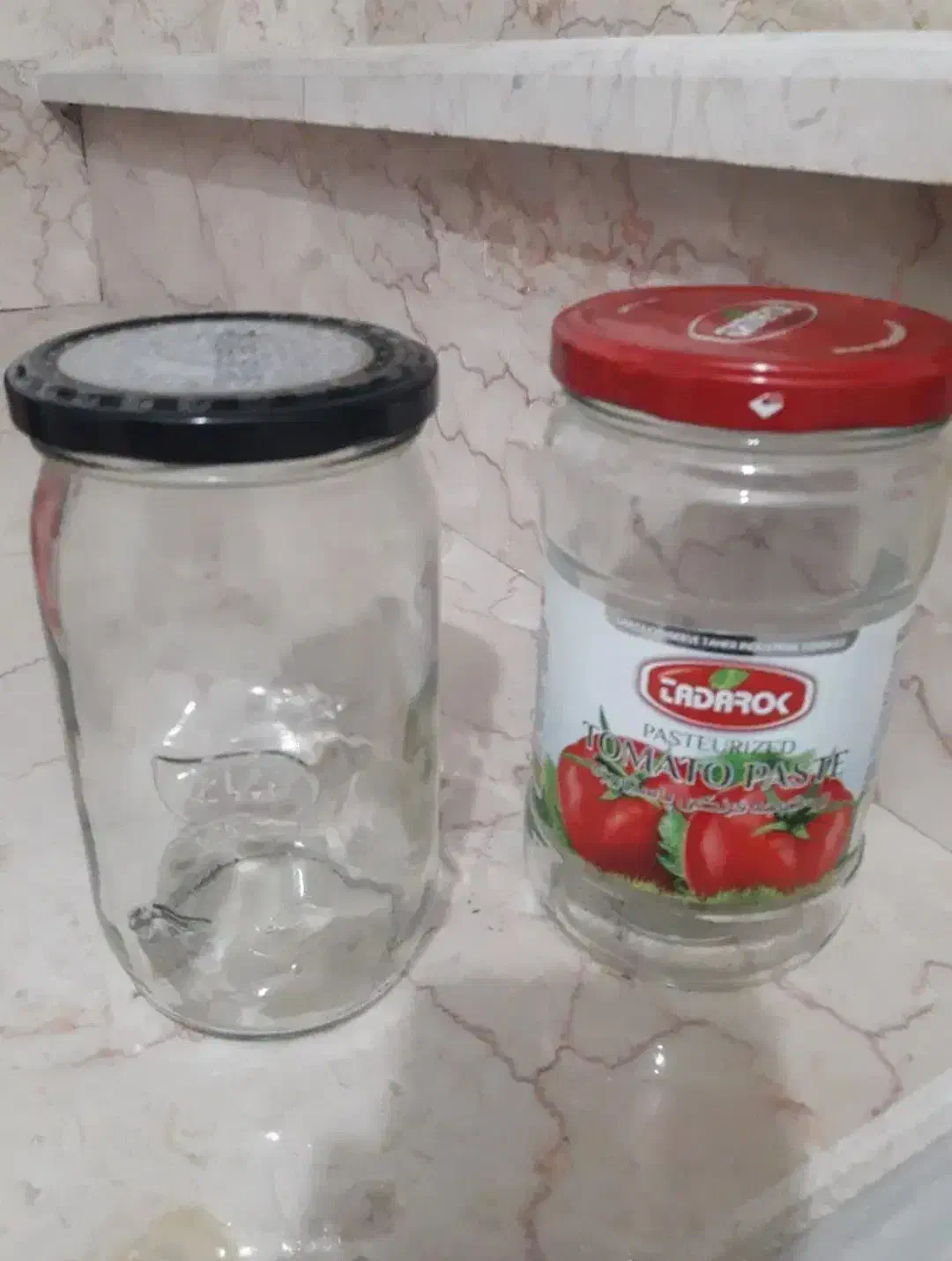 شیشه رب و مربا|ظروف نگهدارنده، پلاستیکی، یک‌بارمصرف|تبریز, |دیوار