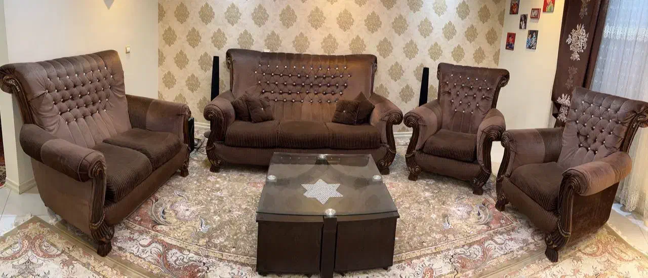 مبل کلاسیک هفت نفره|مبلمان خانگی و میز عسلی|تهران, شاهین|دیوار