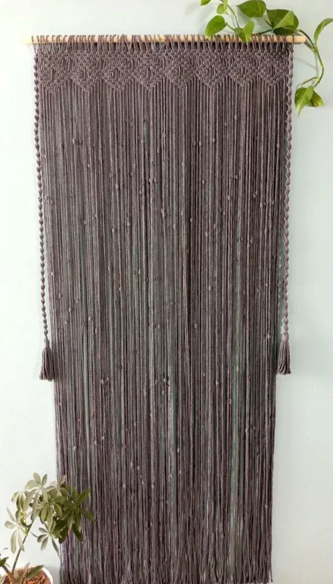 پرده مکرومه|پرده، رانر، رومیزی|شیراز, باغ تخت|دیوار