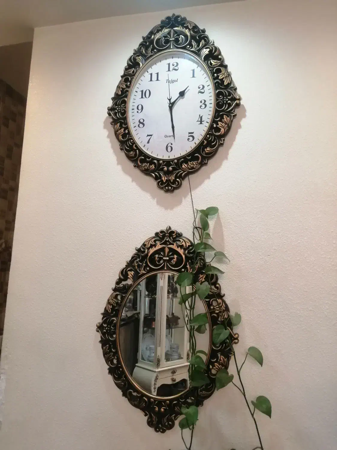 آینه وساعت ست|ساعت دیواری و تزئینی|نجف‌آباد, شهید بهشتی|دیوار