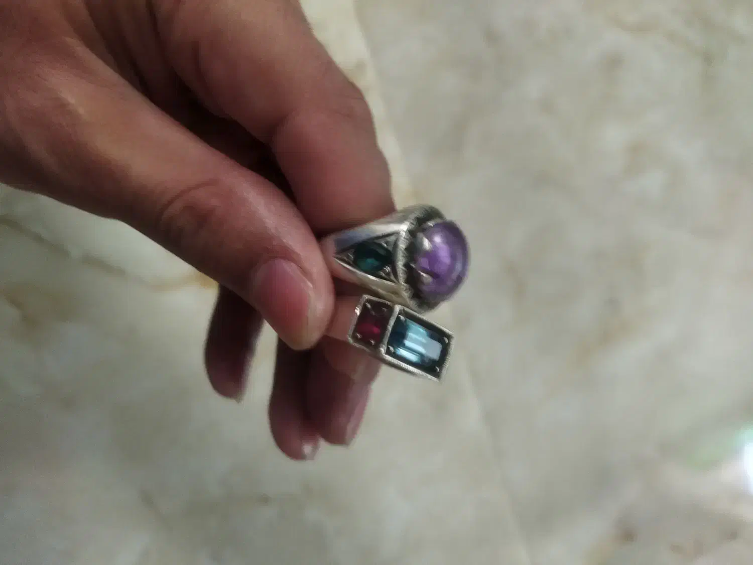 رکاب قدیم ۹۲۵ سنگ معدنی به شرط کارشناس شما|جواهرات|ورامین, ورامین|دیوار