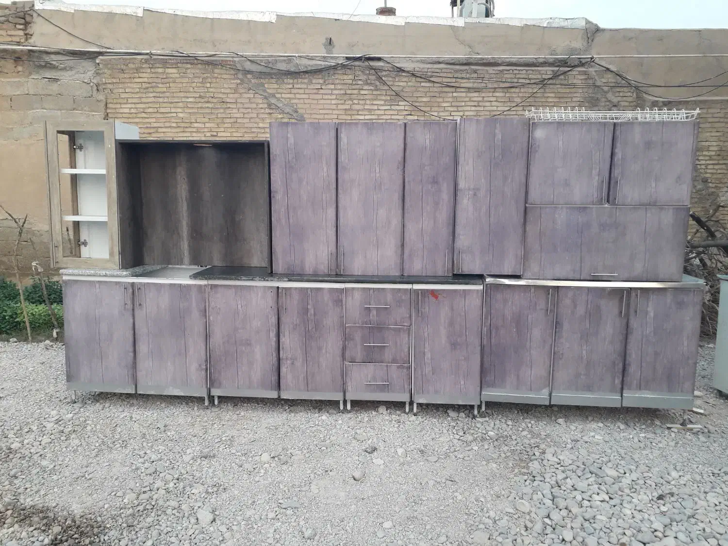 کابینت تمام فلزی ارتفاع ۹۰ ورق ضخیم|مصالح و تجهیزات ساختمان|شوشتر, |دیوار