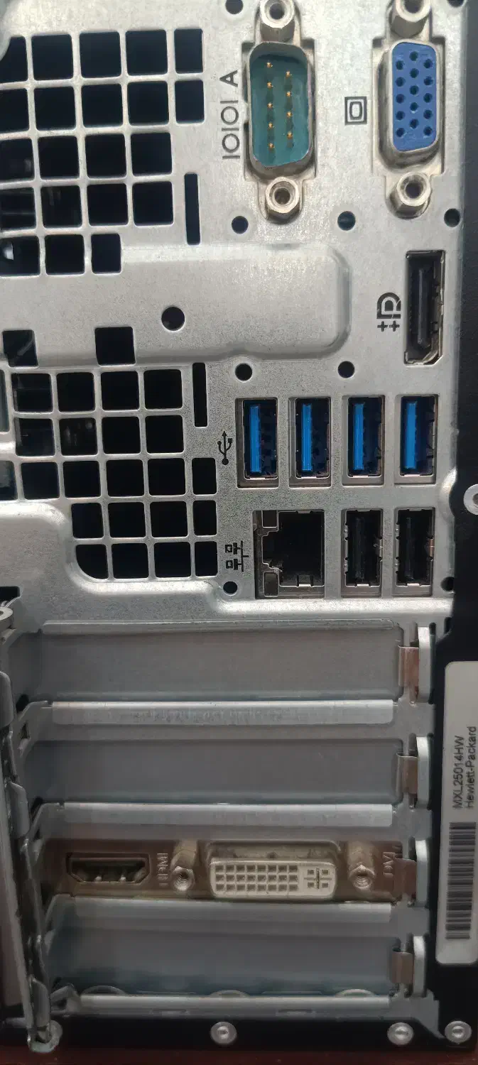 مینی کیس hpهمراه مانیتور وکیبرد موس|رایانه رومیزی|ایلام, |دیوار