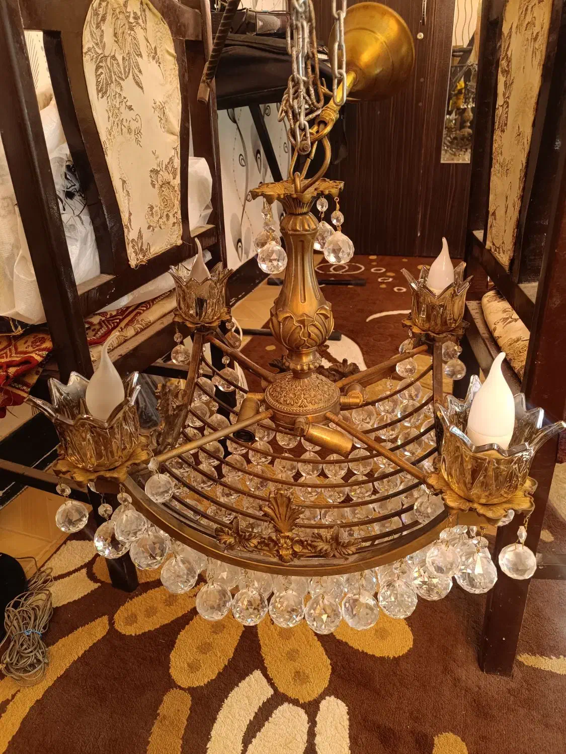 لوستر شیک|لوستر و چراغ آویز|فولادشهر, C3|دیوار