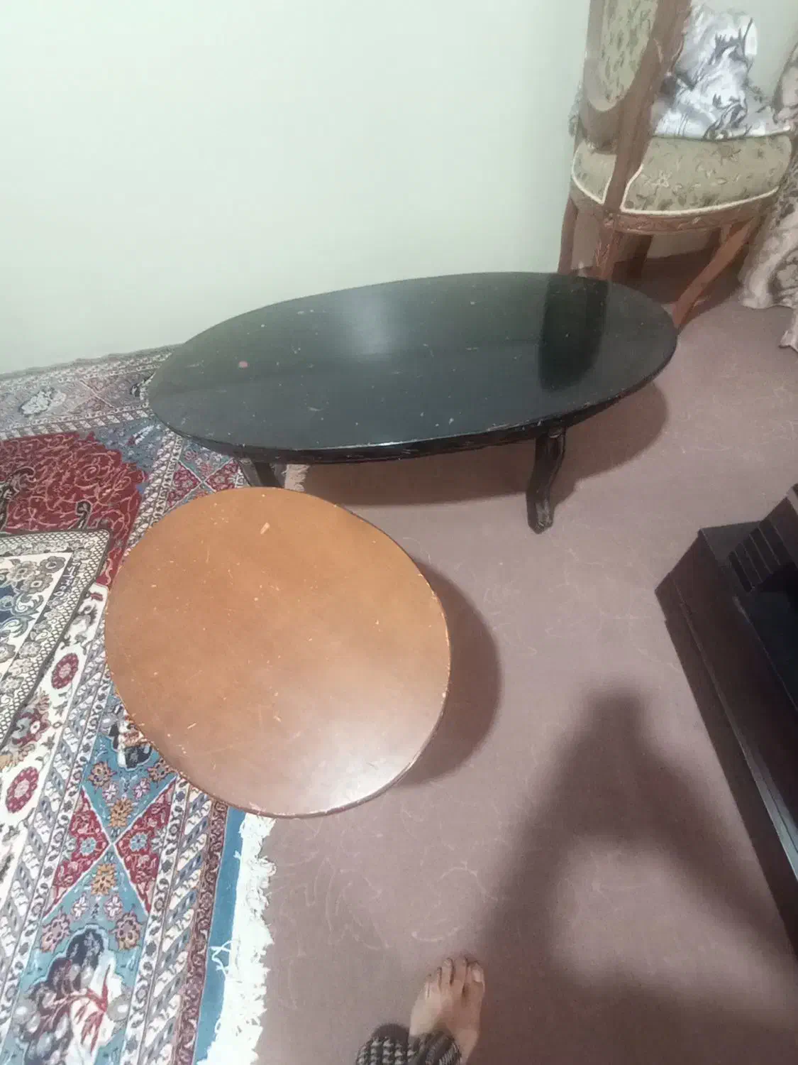 دو عدد میز جلو مبلی کوچک وبزرگ|مبلمان خانگی و میز عسلی|خاش, |دیوار