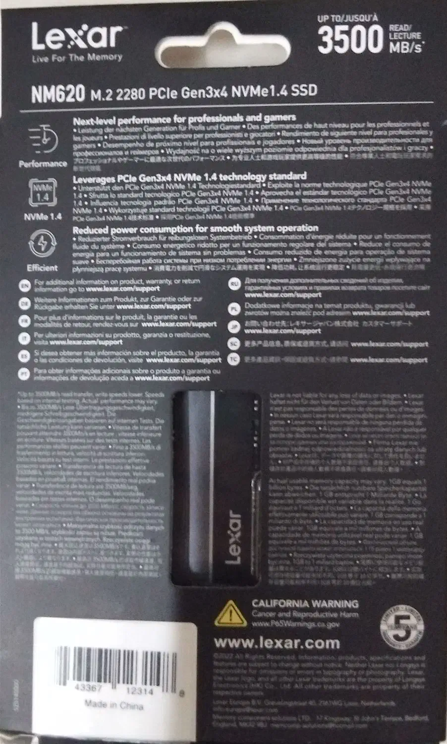 ssd lexar 256 گیگ|قطعات و لوازم جانبی رایانه|شیراز, تندگویان|دیوار