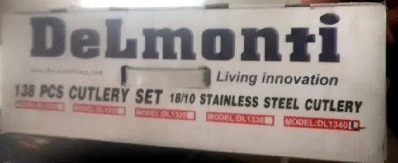 سرویس 138 پارچه قاشق چنگال دلمونتی اصل|ظروف سرو و پذیرایی|یزد, |دیوار