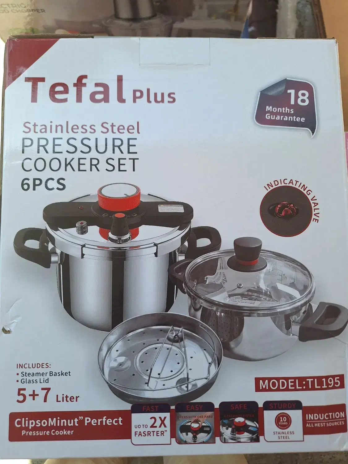 زودپز دوقلو تفال استیل 5 و 7 لیتری|ظروف پختوپز|اصفهان, شاهد|دیوار