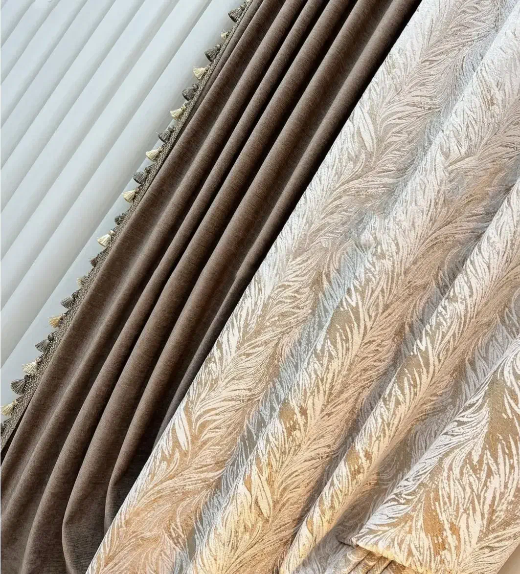 والان پرده دکوری مخمل پتینه توسی طلایی ترک|پرده، رانر، رومیزی|تهران, مولوی|دیوار