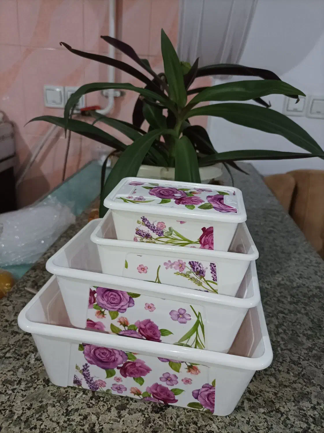 ظرفهای یخچالی|ظروف نگهدارنده، پلاستیکی، یک‌بارمصرف|نقده, |دیوار