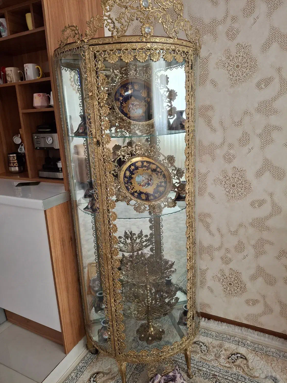 برنجی|بوفه، ویترین، کنسول|پاکدشت, پاکدشت (مامازند)|دیوار