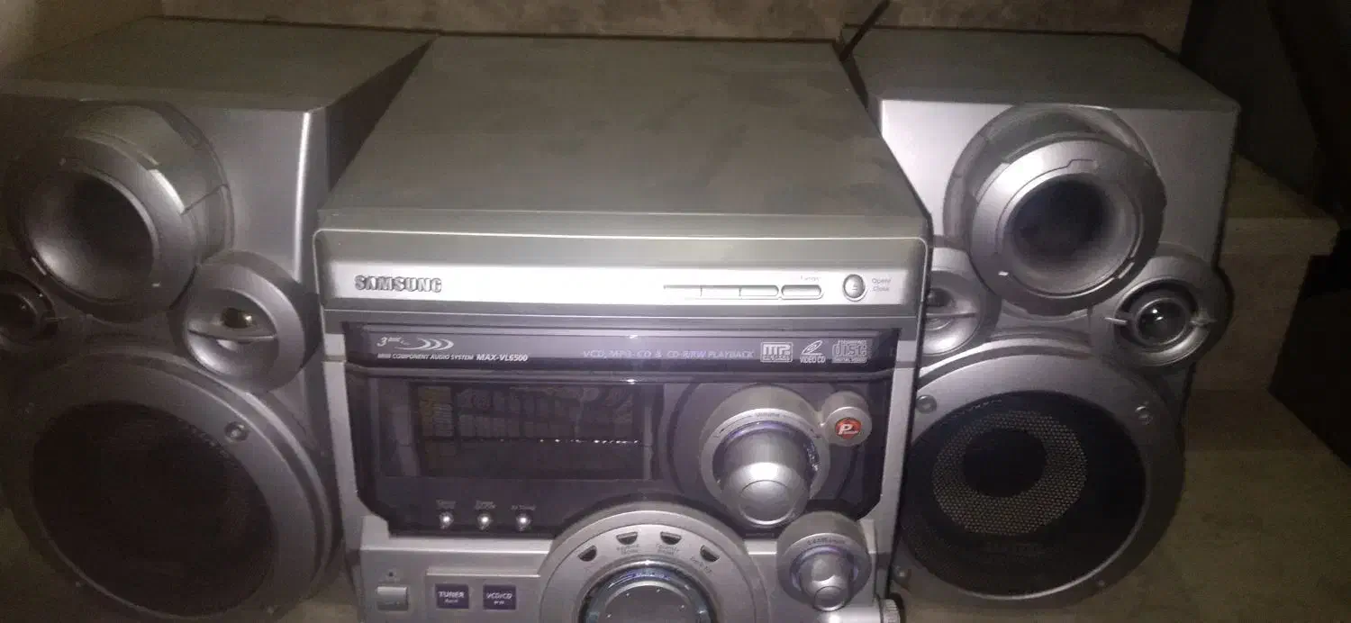 فروش ظبط دو کاست و سه دیسک سامسونگ|سیستم صوتی خانگی|آبیک, |دیوار