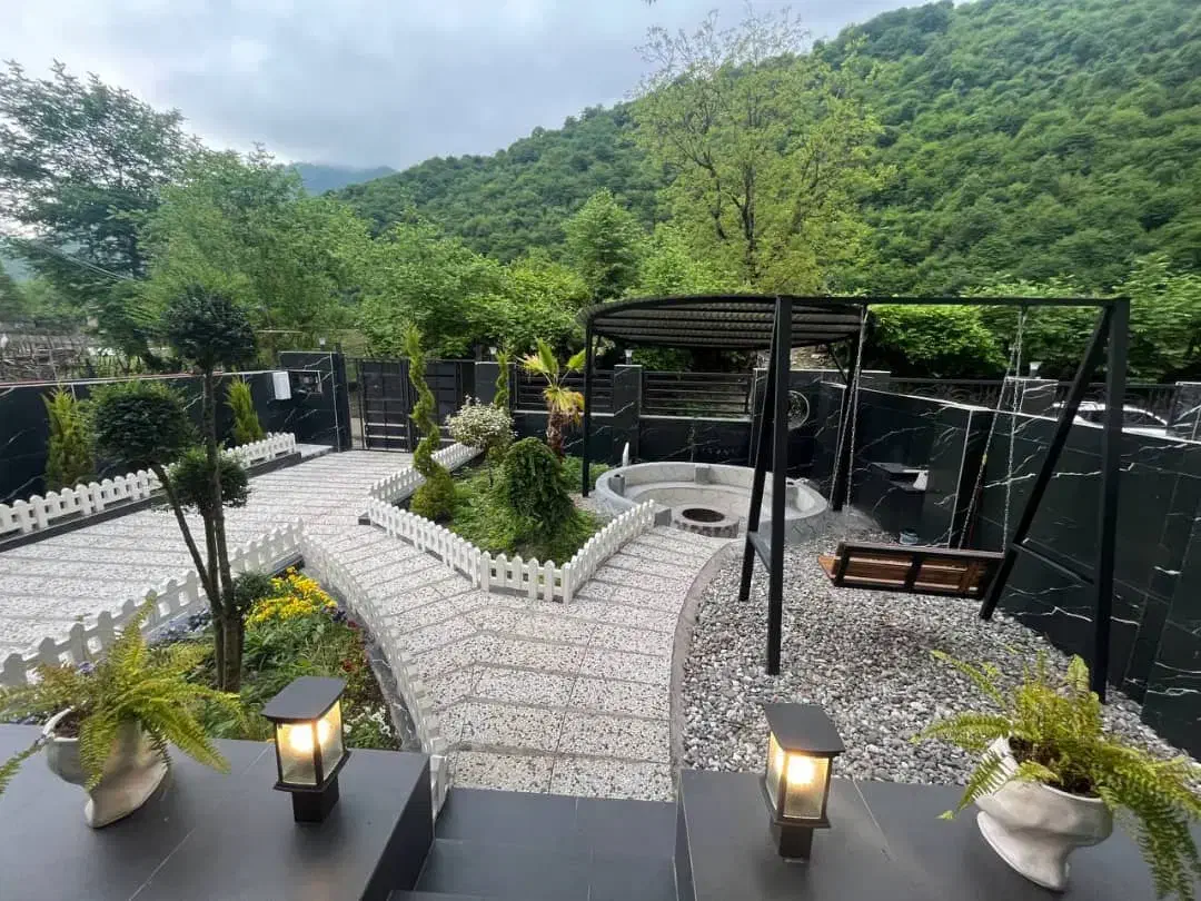 اجاره کلبه سوئیسی جنگی با آتشکده 43|اجارهٔ کوتاه‌مدت ویلا و باغ|رشت, نظری|دیوار