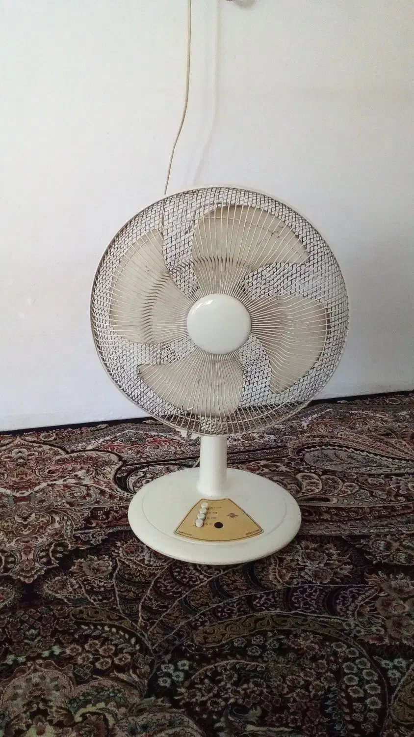 پنکه پارس خزرموتوربزرگ پرتاب بادقوی سالم درحدنو|پنکه و تصفیهکنندهٔ هوا|قرچک, مهدیه|دیوار