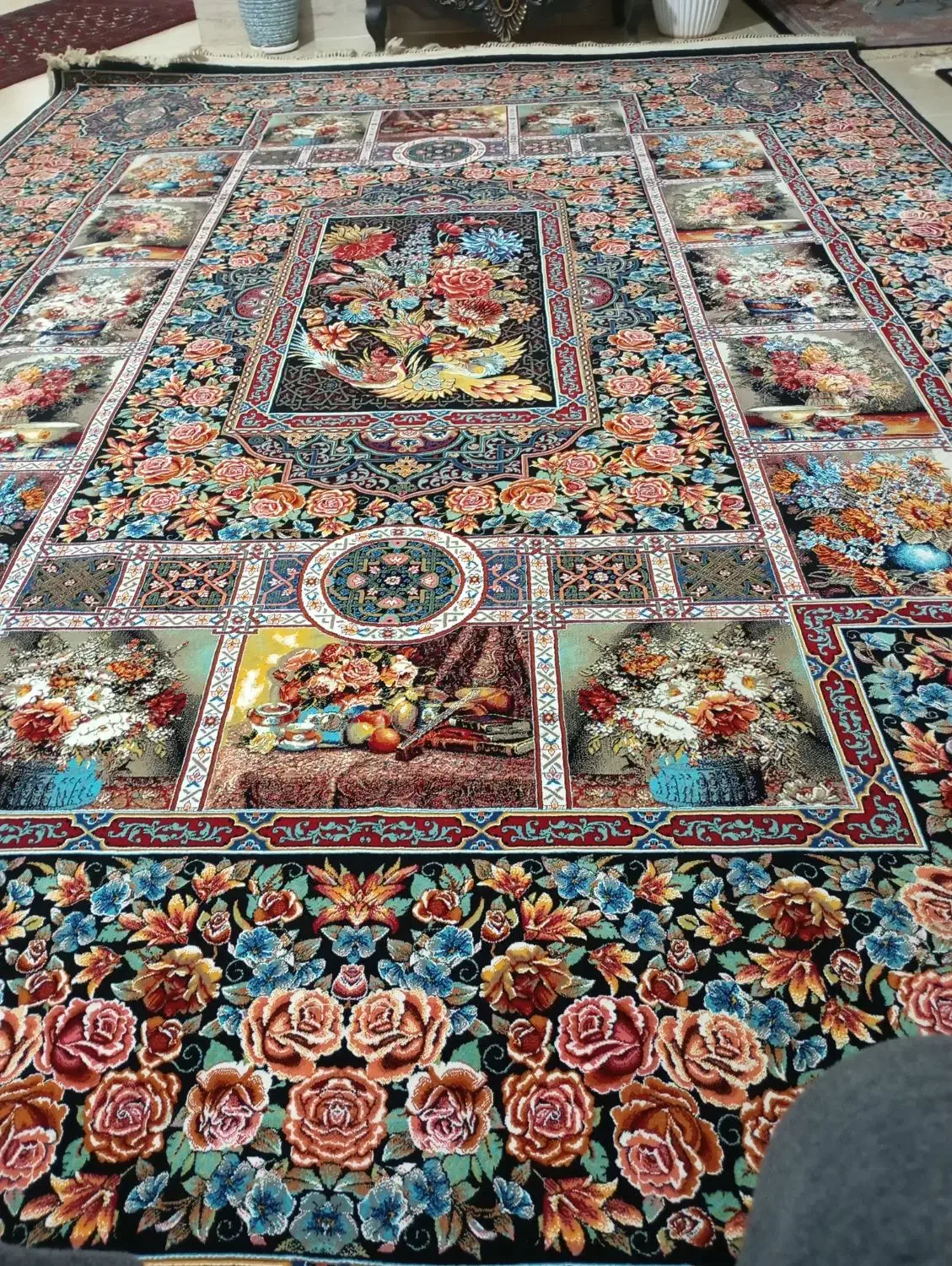 یک تخته فرش|فرش|گنبد کاووس, |دیوار